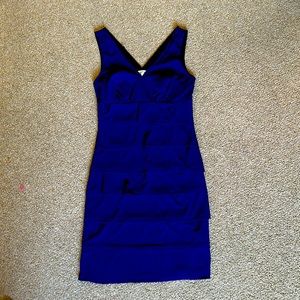Purple padded dress - small